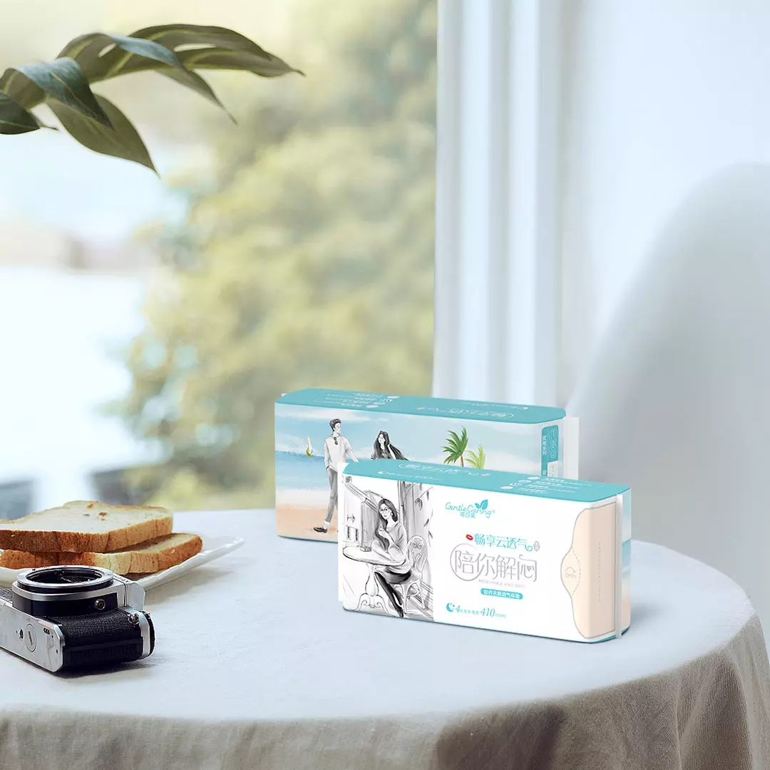 Gentle Caring Cloud breathable sanitary napkin